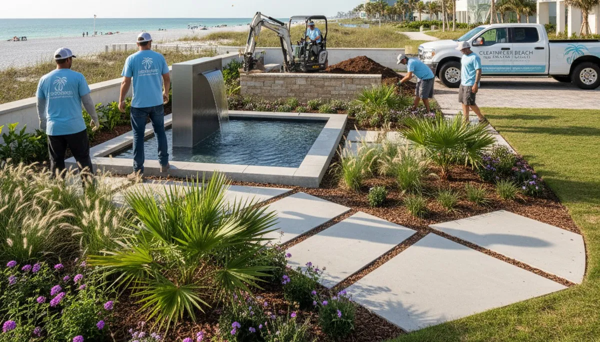 Landscaping service in New Port Richey, FL for lawn care and yard maintenance