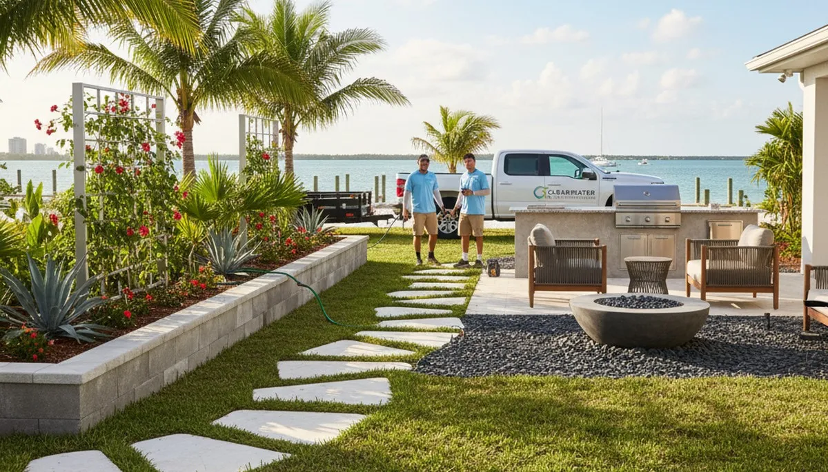 Landscaping services in New Port Richey, FL for lawn care and yard maintenance