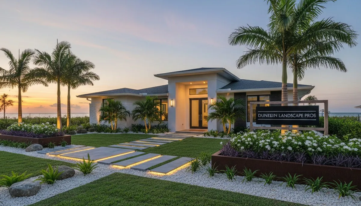 Landscaping service in New Port Richey, FL, for professional lawn care and yard maintenance
