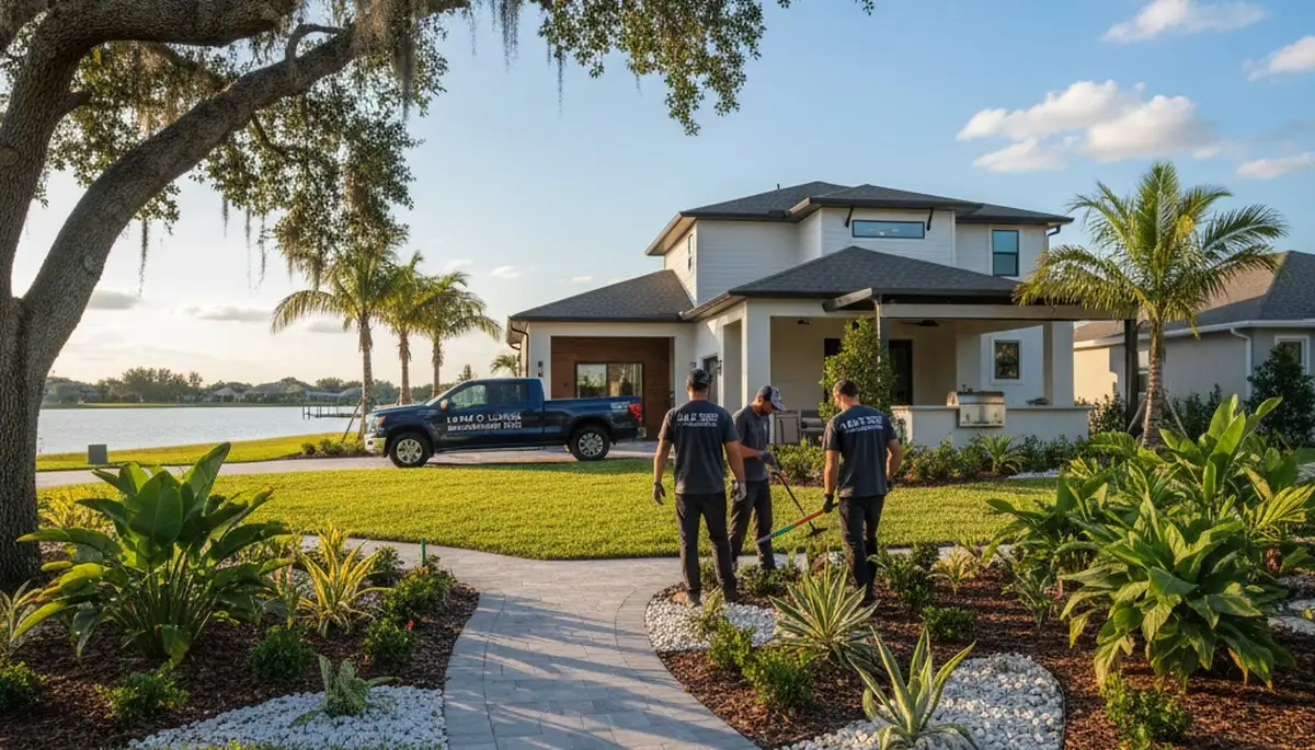 Landscaping services in New Port Richey, FL for lawn care and yard maintenance