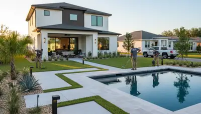 Landscaping services in New Port Richey, FL for lawn care and yard maintenance