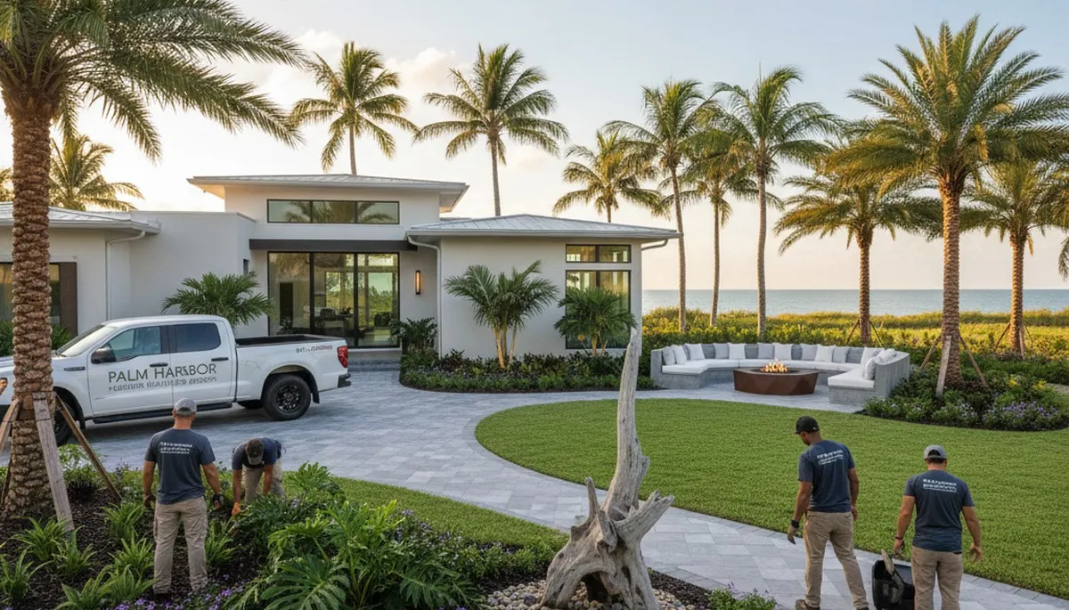 Landscaping services in New Port Richey, FL for lawn care and yard maintenance