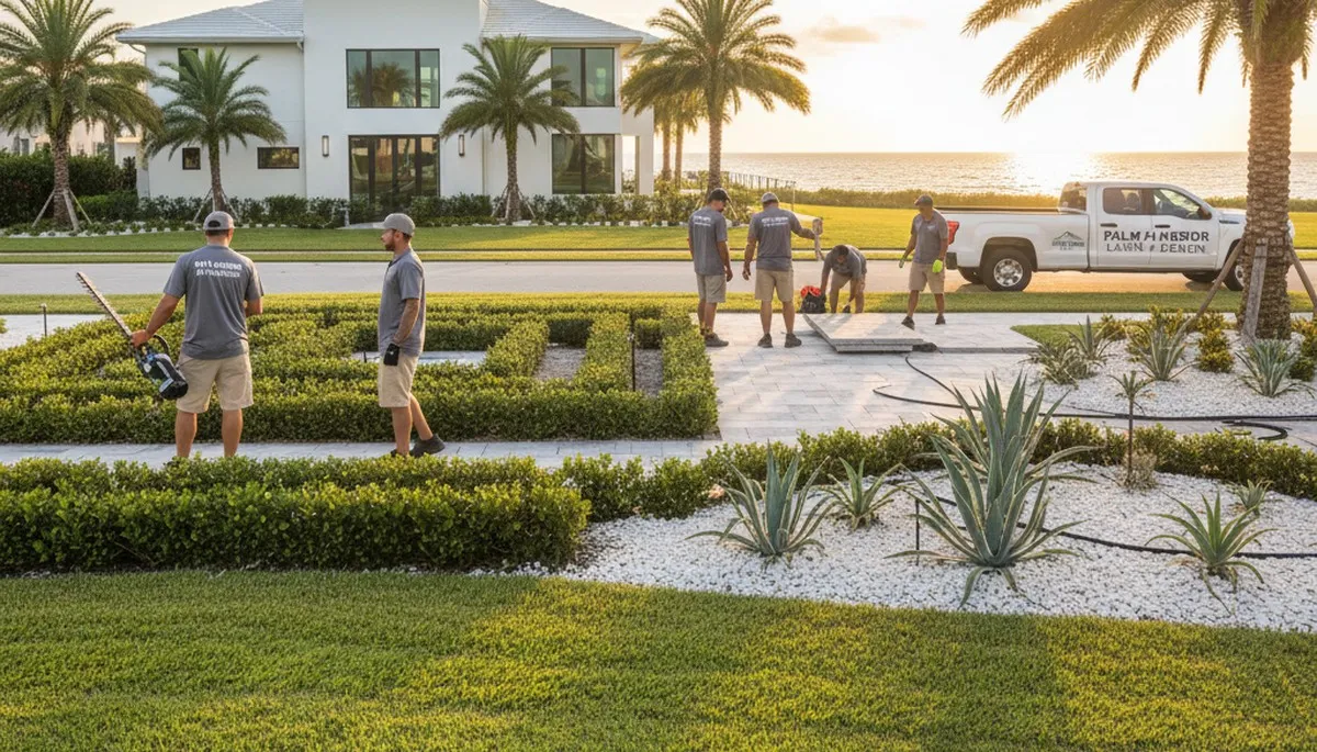 Landscaping service in New Port Richey, FL for lawn maintenance and yard care