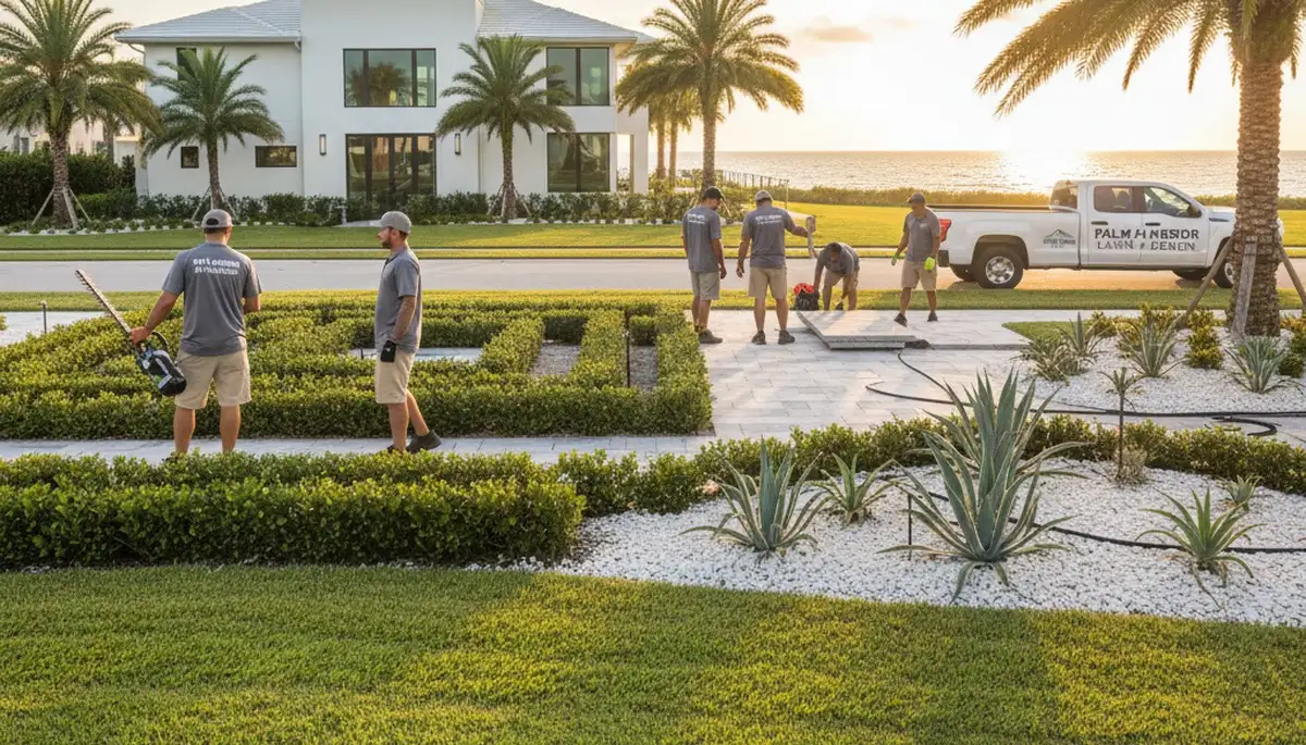 Landscaping service in New Port Richey, FL for lawn maintenance and yard care