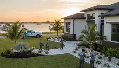 Landscaping services in New Port Richey, FL for lawn care, yard maintenance, and property curb appeal