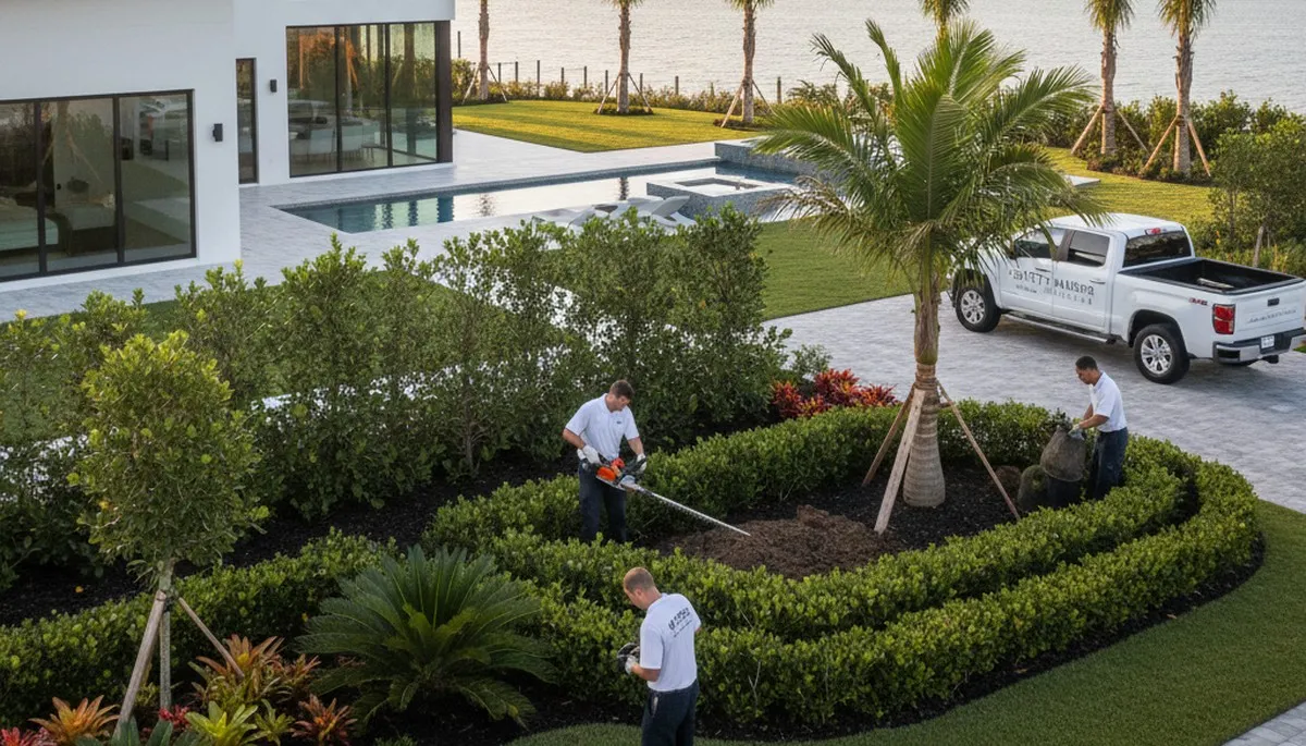 Landscaping services in New Port Richey, FL for lawns, trimming, and yard care